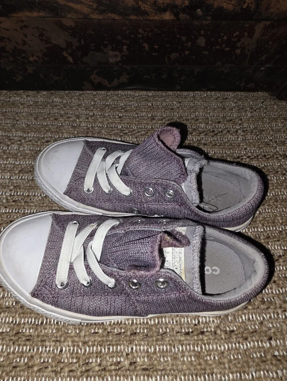 Converse All Star Double Tongue Purple Size 12